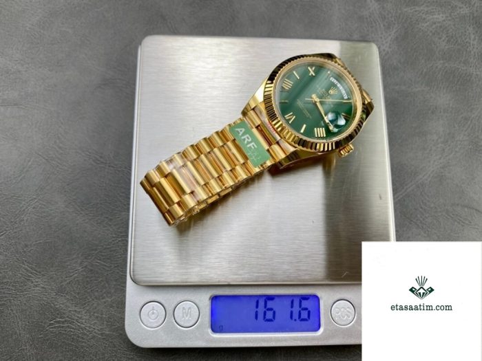 arf factory rolex day date m228238 0069 gradient green size 40 galeri resim 1