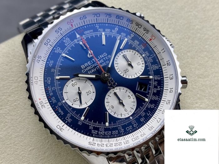 replica breitling navitimer bls factory ab0127211c1a1 blue dial galeri resim 1